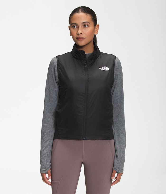 The North Face Vests Winter Warm Black - Womens - Thailand TDPFR-8120